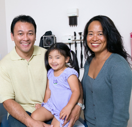Patient family at TBHC Patient family at TBHC